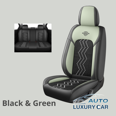 Ice Silk Nappa Leather Car Seat Covers – Universal 5-Seat, Four-Season, Wholesale