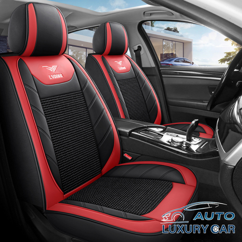 Nappa Leather Ice Silk Car Seat Covers