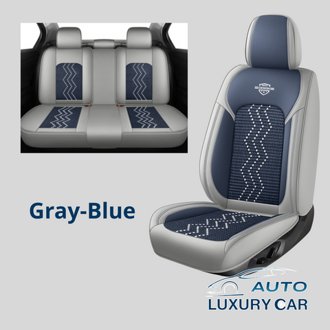 Ice Silk Nappa Leather Car Seat Covers – Universal 5-Seat, Four-Season, Wholesale