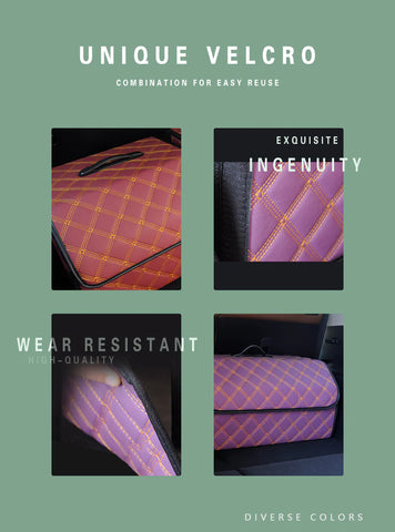 Autoluxurycar Brand Car Trunk Storage Box