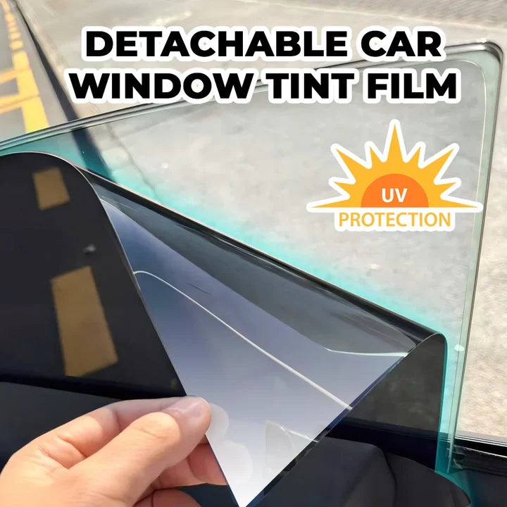 Universal Reduce Infrared Heat & Block UV by 99% Removable Window Tint Film for Cars - DIY Cut for Multiple Shapes
