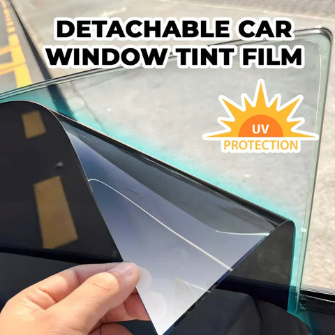 Universal Reduce Infrared Heat & Block UV by 99% Removable Window Tint Film for Cars - DIY Cut for Multiple Shapes