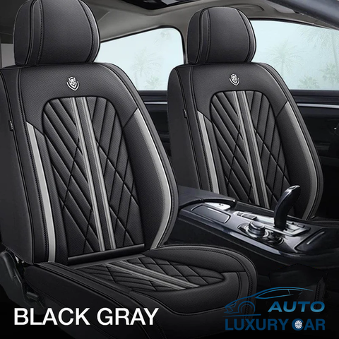 Black & Gray Ultra Car Seat Covers