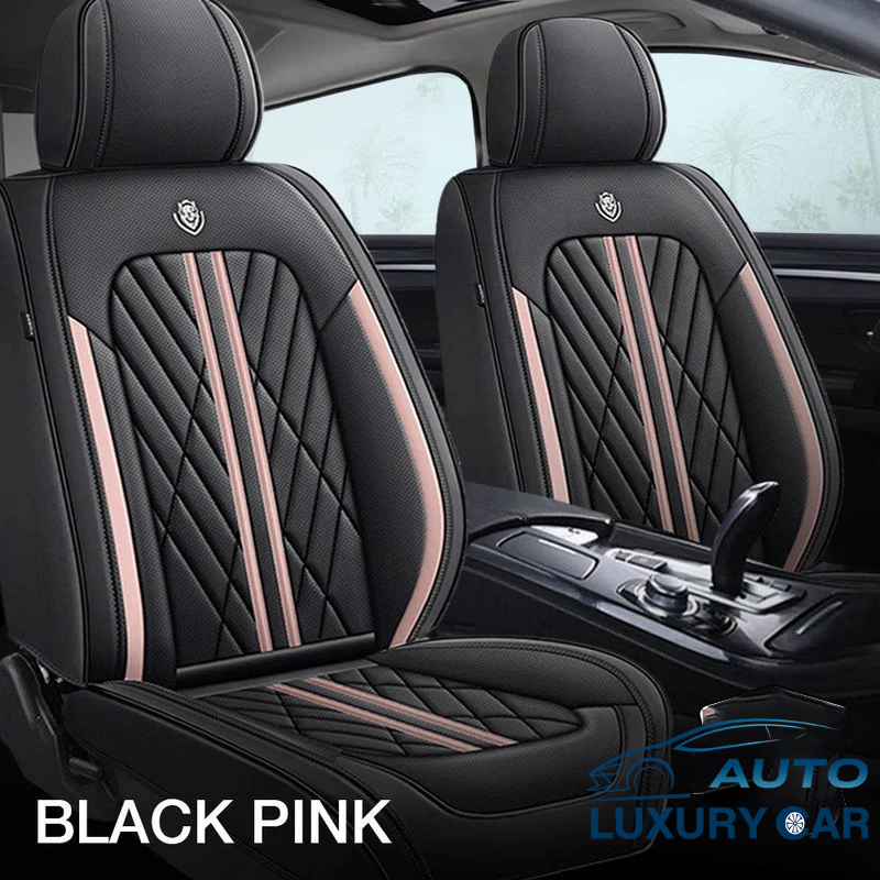 Black & Pink Ultra Car Seat Covers