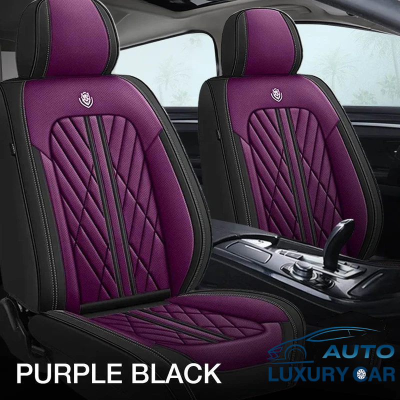 Purple & Black Ultra Car Seat Covers