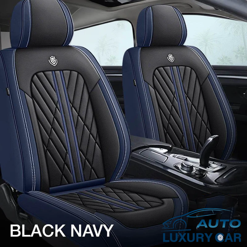 Black & Navy Ultra Car Seat Covers