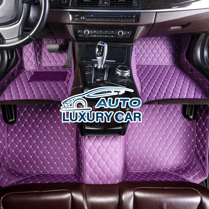 Purple Custom Car Floor Mats