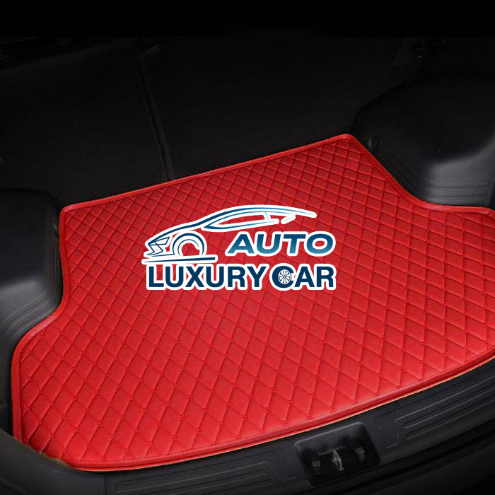 Sport Red Custom Car Trunk Mats