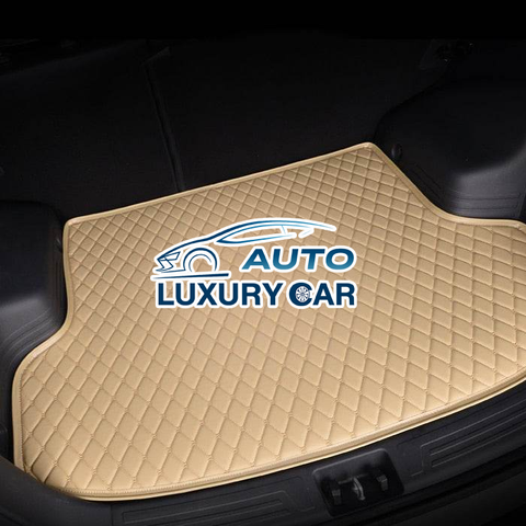 Beige Custom Car Trunk Mats