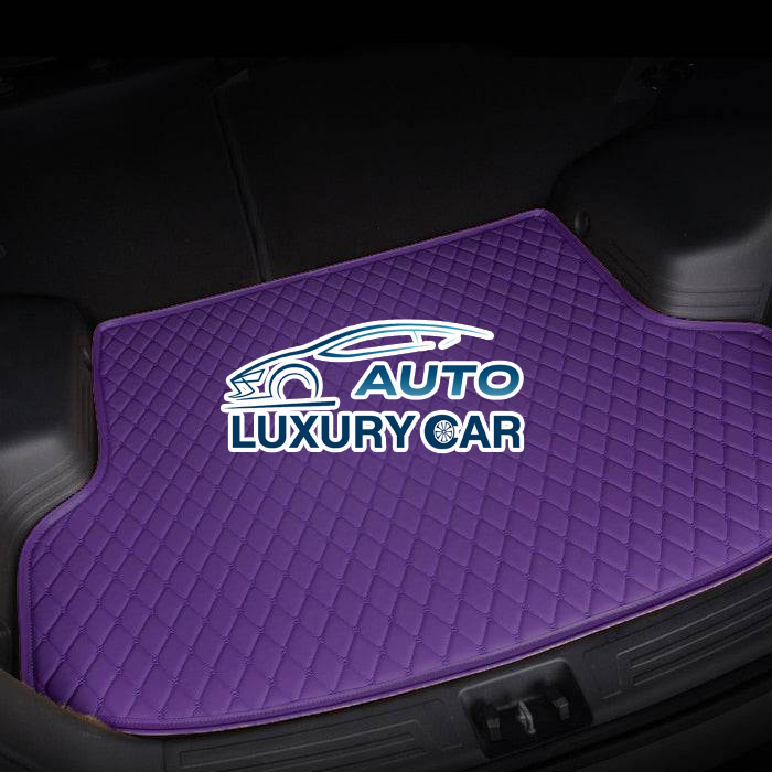 Purple Custom Car Trunk Mats