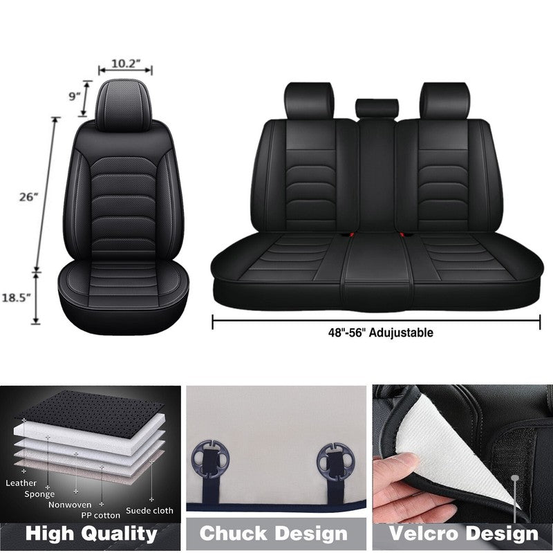 Custom-Fit Leather Car Seat Covers | Stylish & Durable